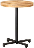 Bistro stůl kulatý O 60 × 75 cm hrubé mangovníkové dřevo - Barový stůl