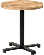 Bistro stůl kulatý O 70 × 75 cm hrubé mangovníkové dřevo - Barový stůl
