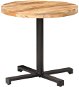Barový stůl Bistro stůl kulatý O 80 × 75 cm hrubé mangovníkové dřevo - Barový stůl
