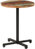 Bistro stolík okrúhly Ø 60 × 75 cm masívne recyklované drevo - Barový stôl