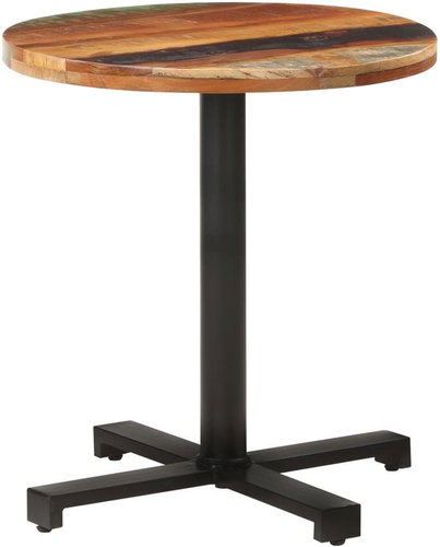 Bistro stolek kulatý O 70 × 75 cm masivní recyklované dřevo - Barový stůl - Main image