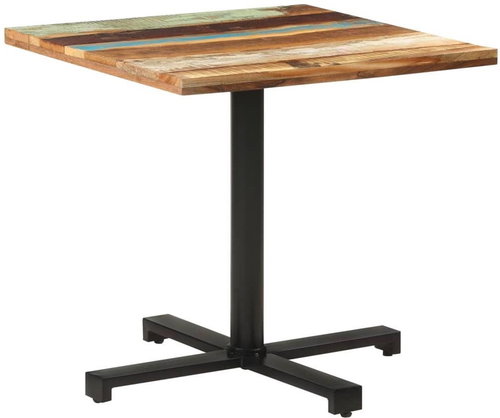 Bistro stůl čtvercový 80x80x75 cm masivní recyklované dřevo - Barový stůl - Main image
