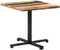Bistro stôl štvorcový 80 x 80 x 75 cm masívne recyklované drevo - Barový stôl
