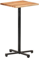Barový stůl s živou hranou 50 × 50 × 110 cm masivní akácie - Barový stůl