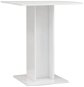 Bistro stolek bílý s vysokým leskem 60 × 60 × 75 cm dřevotříska - Barový stůl