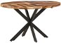 Jedálenský stôl 140 × 80 × 75 cm masívna akácia palisandrový povrch - Jedálenský stôl