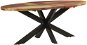 Oválny jedálenský stôl 200 × 100 × 75 cm masívne recyklované drevo - Jedálenský stôl