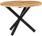 Jídelní stůl kulatý 100 × 100 × 75 cm hrubé mangovníkové dřevo - Jídelní stůl