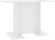 Jedálenský stôl biely 110 × 60 × 75 cm drevotrieska - Jedálenský stôl