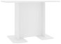 Jedálenský stôl biely 110 × 60 × 75 cm drevotrieska - Jedálenský stôl