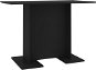 Jedálenský stôl čierny 110 × 60 × 75 cm, drevotrieska - Jedálenský stôl