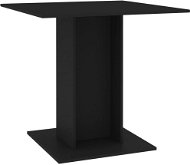 Jídelní stůl Jídelní stůl černý 80 × 80 × 75 cm dřevotříska - Jídelní stůl