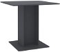 Jídelní stůl šedý 80 × 80 × 75 cm dřevotříska - Jídelní stůl