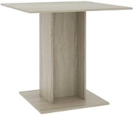 Jedálenský stôl dub sonoma 80 × 80 × 75 cm drevotrieska - Jedálenský stôl