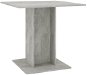 Jedálenský stôl betónovosivý 80 × 80 × 75 cm, drevotrieska - Jedálenský stôl
