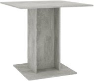 Jedálenský stôl betónovosivý 80 × 80 × 75 cm, drevotrieska - Jedálenský stôl