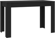 Jídelní stůl černý 120 × 60 × 76 cm dřevotříska - Jídelní stůl