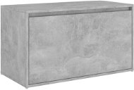Lavice Lavice do předsíně 80 × 40 × 45 cm, betonově šedá dřevotříska - Lavice