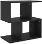 Nočný stolík čierny 50 × 30 × 51,5 cm drevotrieska - Nočný stolík