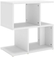 Noční stolek bílý 50 × 30 × 51,5 cm dřevotříska - Noční stolek