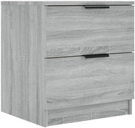 Noční stolek šedý sonoma kompozitní dřevo - Night Stand