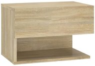 Nástěnný noční stolek dub sonoma - Nočný stolík