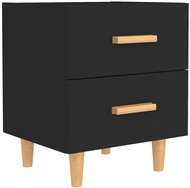Noční stolek černý 40 × 35 × 47,5 cm - Night Stand