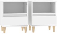 Nočné stolíky 2 ks biele 40 × 35 × 50 cm - Nočný stolík