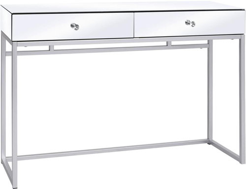 Zrcadlový konzolový stolek z oceli a skla 107 × 33 × 77 cm - Console Table - Main image