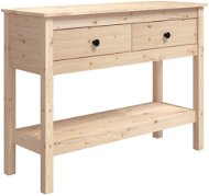 Konzolový stolek 100 × 35 × 75 cm masivní borové dřevo - Konzolový stolek