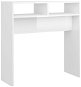 Konzolový stolek bílý vysoký lesk 78 × 30 × 80 cm dřevotříska - Konzolový stolek