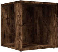 Odkládací stolek kouřový dub 33 × 33 × 34,5 cm kompozitní dřevo - Side Table