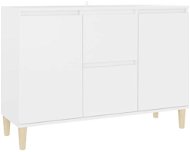 Příborník bílý 103,5 × 35 × 70 cm dřevotříska - Příborník