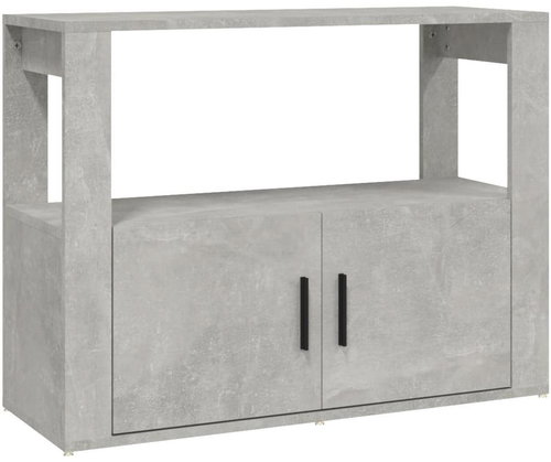 Příborník betonově šedý 80×30×60 cm kompozitní dřevo - Příborník - Main image