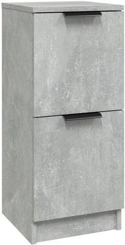 Příborník betonově šedý 30 × 30 × 70 cm kompozitní dřevo - Příborník - Main image