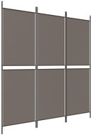 3dílný paraván antracitový 150×180 cm textil - Paraván