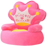 Plush Children's Chair Princess Pink - Children's Chair