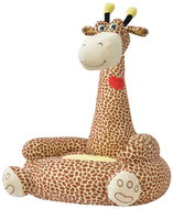 Plush Baby Chair Giraffe Brown - Children's Chair