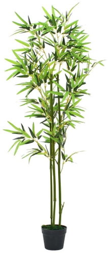 Artificial Bamboo Plant with Flowerpot 150cm Green - Artificial Flower - Main image