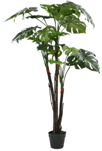 Artificial Monstera Plant with Flowerpot 130cm Green - Artificial Flower - Main image