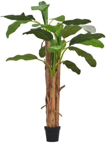 Artificial Banana Tree with Flowerpot 250cm Green - Artificial Flower - Main image