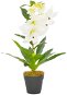 Artificial Lily Plant with Flowerpot White 65cm - Artificial Flower