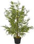Artificial Cypress Plant with Flowerpot Green 90cm - Artificial Flower