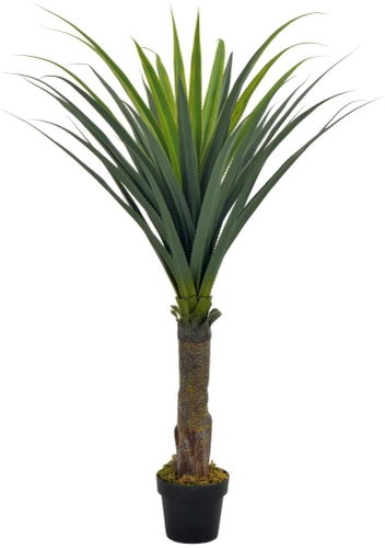 Artificial Yucca Plant with Green Flowerpot 145cm - Artificial Flower - Main image