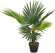 Umelá rastlina palma s kvetináčom zelená 70 cm - Umelý kvet