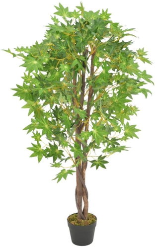 Artificial Maple Plant with Green Flowerpot 120cm - Artificial Flower - Main image