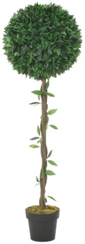 Artificial Laurel Plant with Green Flowerpot 130cm - Artificial Flower - Main image