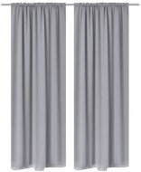 2 pcs Grey Blackout Curtains with a Tunnel 135 x 245cm - Drape
