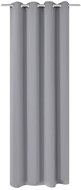 Blackout Curtain with Metal Eyelets, 270x245cm, Grey - Drape