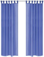 Voile Curtains, 2 pcs, 140x175cm, Royal Blue - Drape